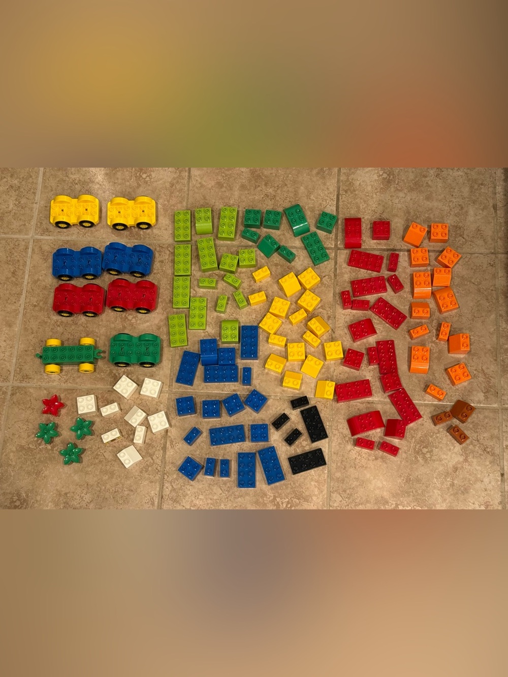 Duplo compatible Lakeshore Learning Jumbo Building Bricks Starter Set 121 pieces